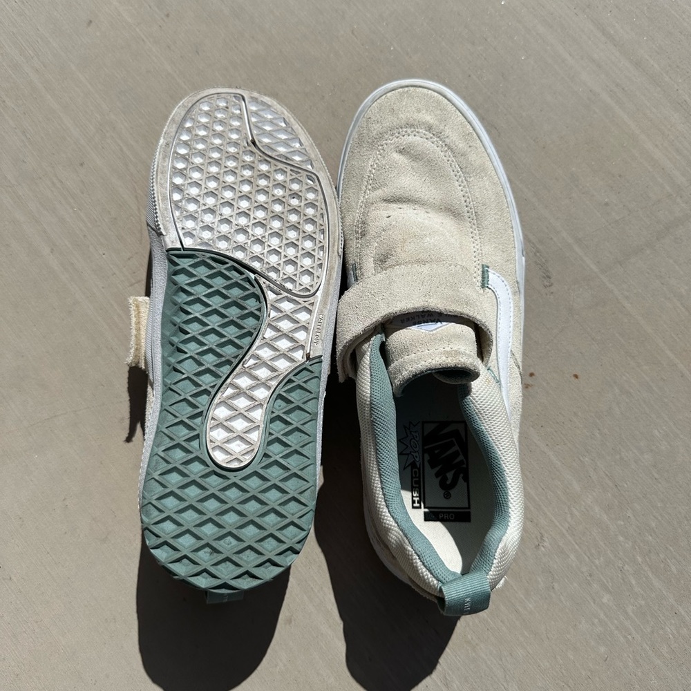 Kyle Walker Vans Velcro strap slip on.